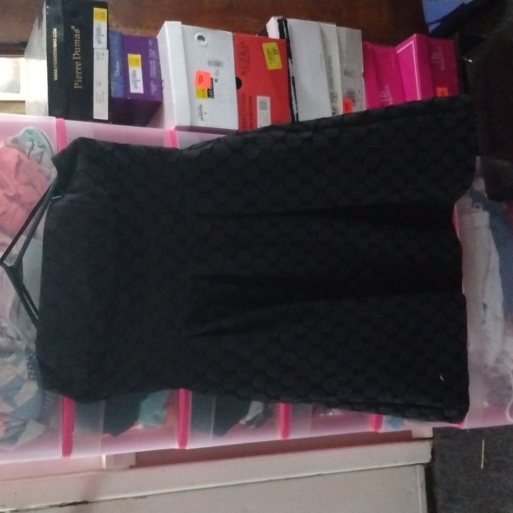 Women's size 10 black strapless dress